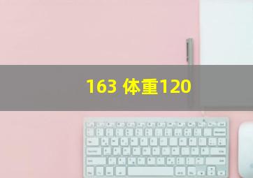 163 体重120